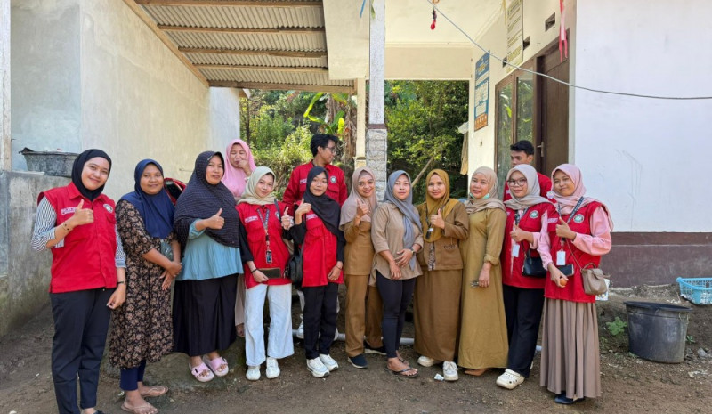 POSYANDU DI DESA EYAT MAYANG BERSAMA MAHASISWA KKP UIN MATARAM