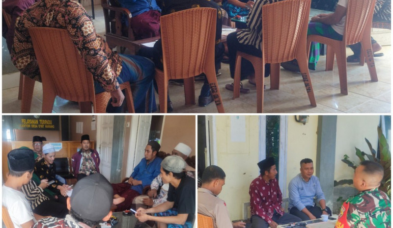 Anggota BPD Adakan Rapat Dalam Rangka Serap Aspirasi Masyarakat (Sebagian) Penyeleng