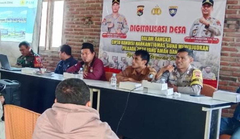 Bhabinkamtibmas Desa Eyat Mayang Beri Himbauan kewarga Binaan Menjelang PILKADA 2024